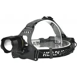 Фонарь аккумуляторный налобный WD RB-161 на голову мощный яркий LED P90 ZOOM зум