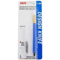 Ніж макетний Dafa C-604 пластикова ручка 8 змінних лез