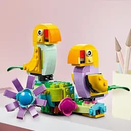 Конструктор LEGO Creator Квіти в лійці 420 деталі (31149) - мініатюра 6