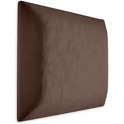 Стінова панель, оксамитове узголів'я ліжка, коричнева 30*30*4 см