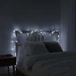 Гірлянда Нитка 50 LED 6 м прозора, білий GarlandoPro W50LED6MWW