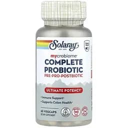 Комплекс пробіотиків Solaray Complete Probiotic Ultimate Potency 60 веганських капсул