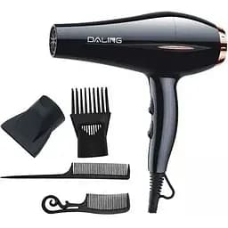 Фен для сушіння та укладання волосся Daling DL-3007 з концентратором 3000 Вт
