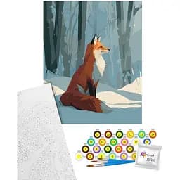 Картина за номерами Art Craft Лісова гостя 40х50 см (11749-AC)