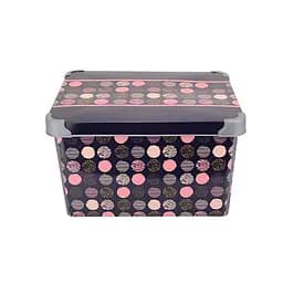 Корзина Violet House Decor Polka dot, 10 л, фиолетовый (0647 DECOR Polka dot)