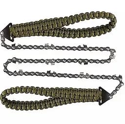 Туристическая цепная пила Base Camp Paracord Saw Зеленый