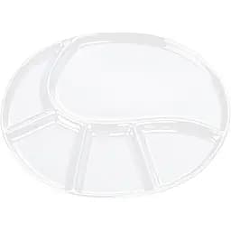 Тарілка для фондю Kela Vroni керамічна Vroni  28х22х2.5 см біла (67406)