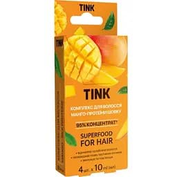 Концентрированный комплекс для волос Tink Манго и протеины шелка 40 мл (4 шт. х 10 мл)