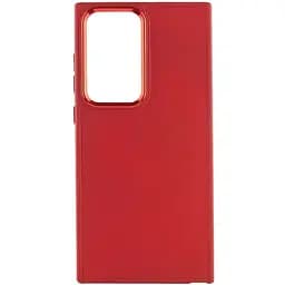 TPU чехол Epik Bonbon Metal Style для Samsung Galaxy S24 Ultra Красный / Red