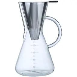 Кемекс для заварювання кави Ardesto Black Mars з фільтром, боросилікатне скло, 600 мл (AR0706CM)