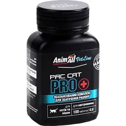 Вітамінна добавка AnimAll VetLine Pac Cat PRO для котів і кішок 100 таблеток - мініатюра 2