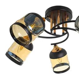 Люстра стельова Brille E27 60W BK (LK-706S/5) - мініатюра 6
