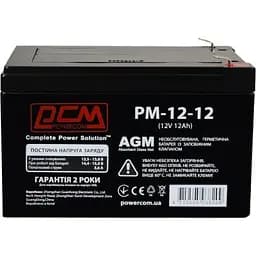 Батарея до ДБЖ Powercom 12В 12Ah (PM-12-12)