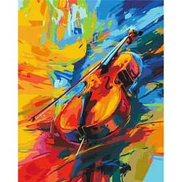 Картина по номерам Brushme Цветная симфония 40x50 см