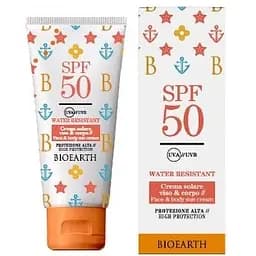 Сонцезахисний крем для обличчя і тіла Bioearth Spf50 100 мл