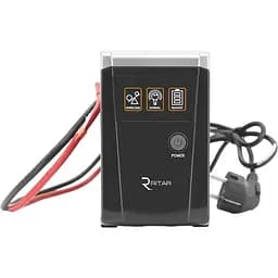 ДБЖ з правильною синусоїдою Ritar RTSW-500 LED, 12В, під зовнішній АКБ, Q4 (320x132x210) 4,2 кг (260x85x140)