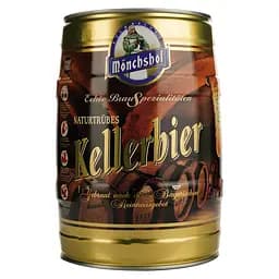 Пиво Monchshof Kellerbier светлое, 5.4%, ж/б, 5 л