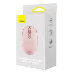Комп'ютерна мишка Baseus F01B Tri-Mode Wireless Mouse Baby рожевий B01055503413-00 - мініатюра 6