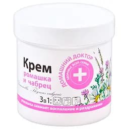 Крем для обличчя та тіла Домашний Доктор Ромашка та чебрець, 250 мл