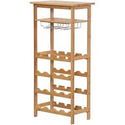 Винний стелаж Chomik Wine бамбук