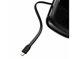 Портативна батарея Baseus Power Bank Qpow USB+TypeC PD3.0 QC3.0 Lightning 20000mAh Black - мініатюра 6
