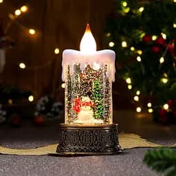 Свічка новорічна музична SH2826 LED світильник