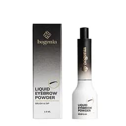 Підводка для брів пудрова Bogenia Liquid Eyebrow Powder, 1,6 мл (BG509), 001 Графітова