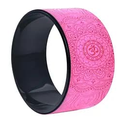 Колесо для йоги MS 1842-BL для растяжения и баланса розовый 31 × 12.5 см