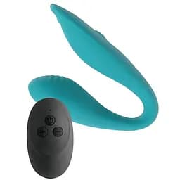 Вибратор S Pleasures Premium Delight 7.5 см бирюзовый