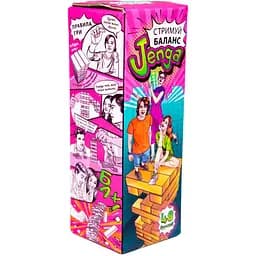 Настольная игра Strateg Jenga Сдерживай баланс 48 брусков (30722)