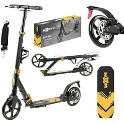 Самокат с дисковым тормозом Kidwell WXM RST-B02 Yellow