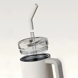 Термокухоль MiJia Straw Cup 1л White [MJXGB01RM] [115322] - мініатюра 3