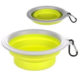 Flamingo Travel Bowl Bubo фламинго бубо складная миска с карабином для собак и котов 18х17х6,2 см