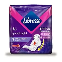 Прокладки гігієнічні Libresse Maxi Goodnight 8 шт. (9522) - мініатюра 2
