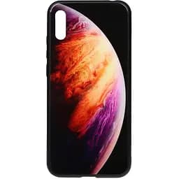Чохол-накладка Toto Print Glass Space Case HuAwei Y6 2019 Lilac