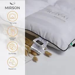 Ковдра пухова MirSon Royal Pearl 036, полуторна, 205x140, біла (2200000003591) - мініатюра 2