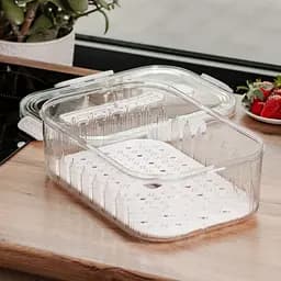 Контейнер для зберігання продуктів 32.5*22.5*11 см, білий Yiwu HP-27-2 - мініатюра 13