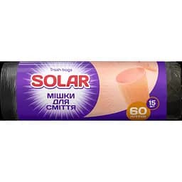Мішки для сміття Solar 60 л 15 шт.