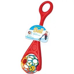 Детская каталка на палке Bambi 3201(Red) шарик с погремушкой, 61х19х14 см