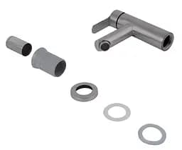 Змішувач для умивальника Brinex Pure 001F Nickel BRIPUR001FNKL - мініатюра 3