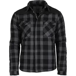 Куртка в стилі дроворуба (чорний сірий) 10370508 Mil-Tec Lumber Jacket розмір XL