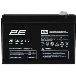 Аккумулятор 2E GS 12V 7.2Ah AGM(2E-GS12-7.2)
