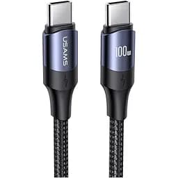 Кабель Usams US-SJ526 U71 USB-C to USB-C PD 100W 5A 3m Black (SJ526USB01) [139702]