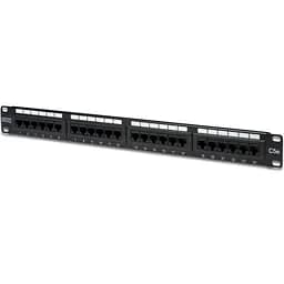 Патч-панель 19" Digitus 1U 24 порти cat.5e UTP у зборі (DN-91524U)