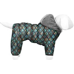 Комбінезон для собак Waudog Clothes малюнок "Луска", S40, В 58-61 см, С 33-38 см [CD]