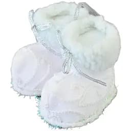 Новорічна підвіска Yes! Fun Чобітки 5 см біла (973457)