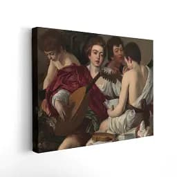 Інтер'єрна картина Музики (Концерт), Караваджо, Caravaggio, репродукція картини, 60×80 см (id7010) - мініатюра 2