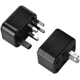 Адаптер Hoco для розетки переходник евро USA UK все в одном (10А 220V)