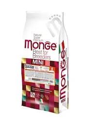 Беззерновий Сухий корм для дорослих собак дрібних порід Monge BWild Mini Adult Duck з м'ясом качки 15 кг