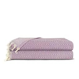 Плед хлопковый Cosas ZIGZAG CS3 180х230 см розовый (Plaid_Zigzag_04Bubble_180x230)
